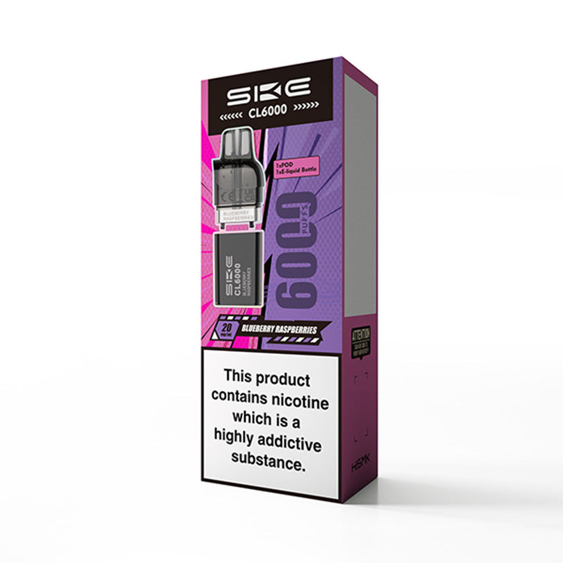 SKE Crystal CL6000 Blueberry Raspberries Prefilled Pod