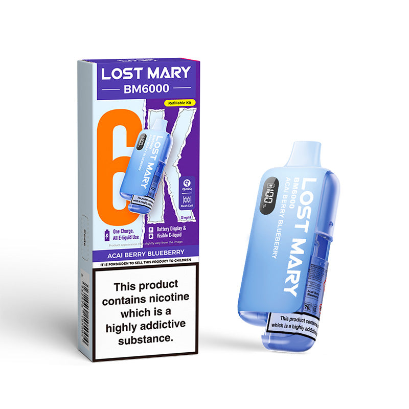 Lost Mary BM6000 Acai Berry Blueberry Prefilled Pod Kit