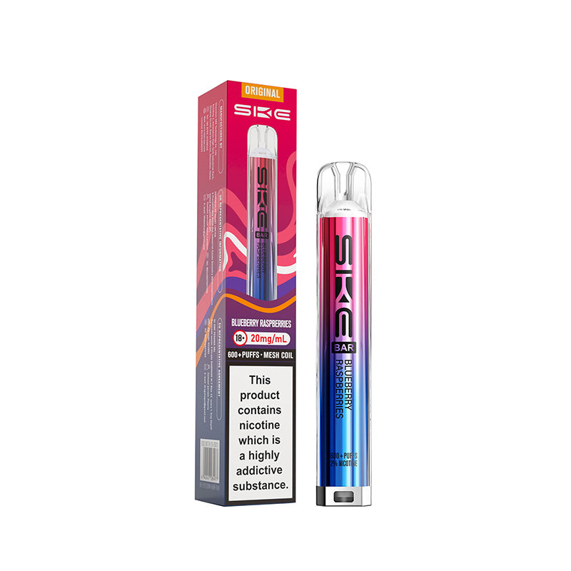 SKE Bar 600 Blueberry Raspberries Prefilled Pod Kit