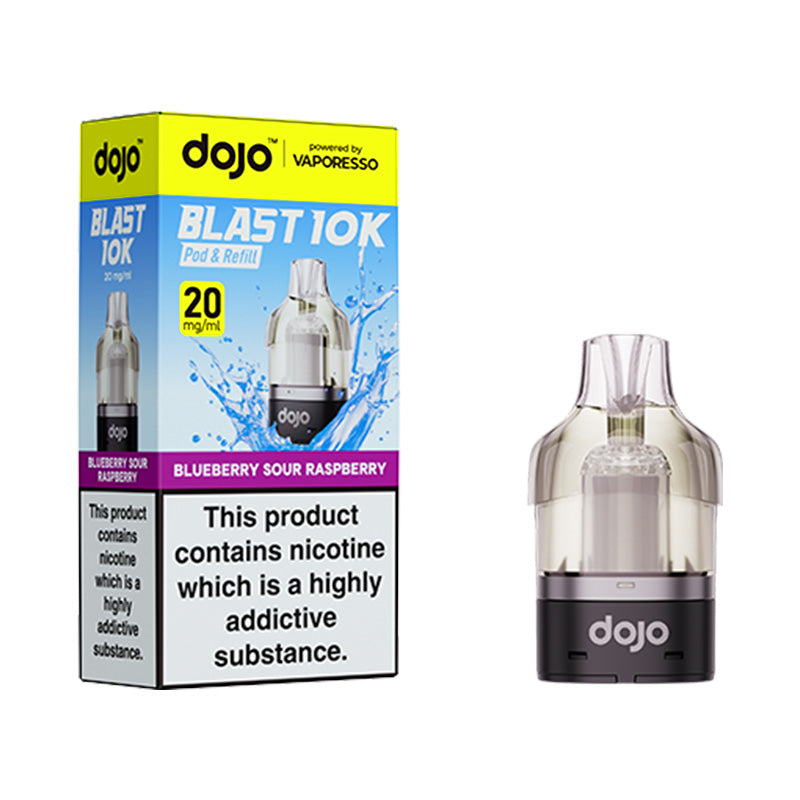 Vaporesso Dojo Blast 10K Blueberry Sour Raspberry Prefilled Pod