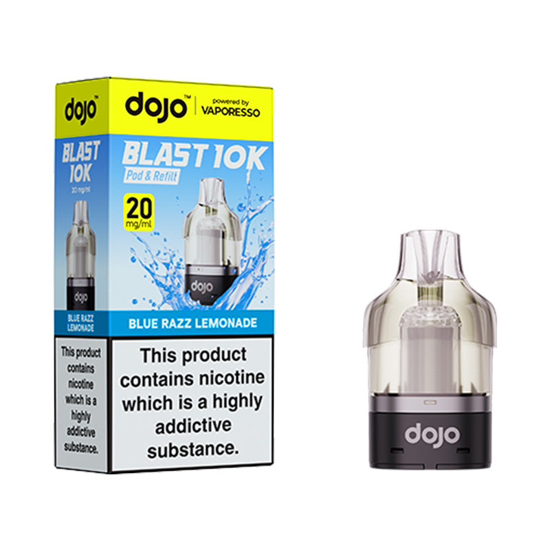 Vaporesso Dojo Blast 10K Blue Razz Lemonade Prefilled Pod