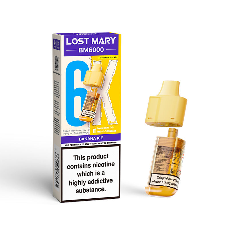 Lost Mary BM6000 Banana Ice Prefilled Pod