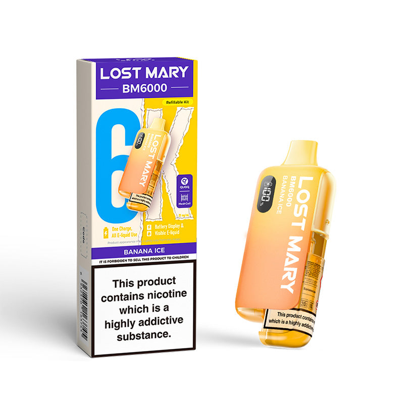 Lost Mary BM6000 Banana Ice Prefilled Pod Kit