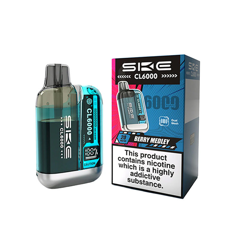 SKE Crystal CL6000 Berry Medley Prefilled Pod Kit