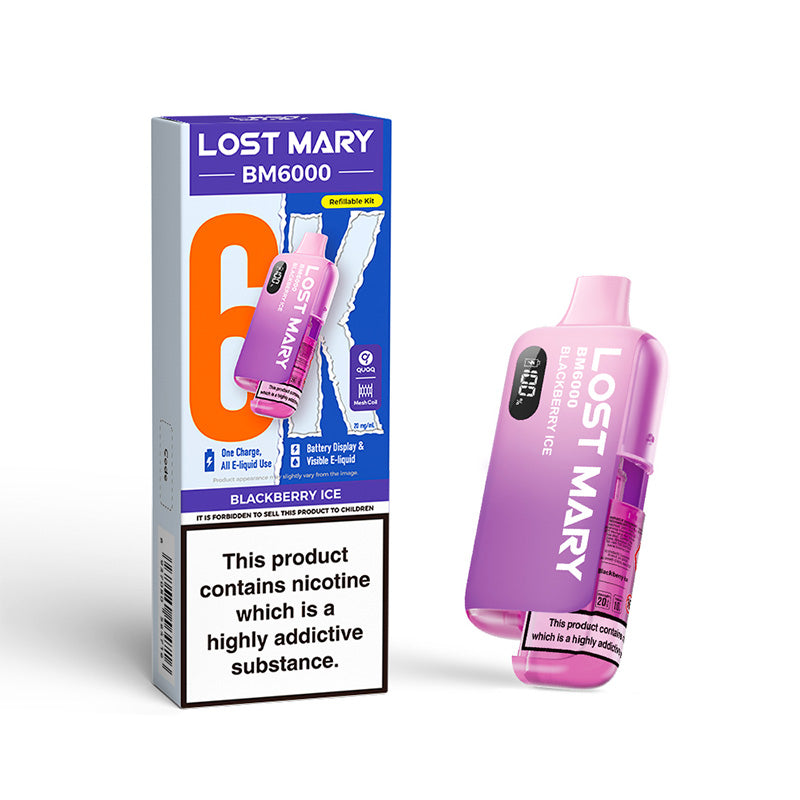 Lost Mary BM6000 Blackberry Ice Prefilled Pod Kit