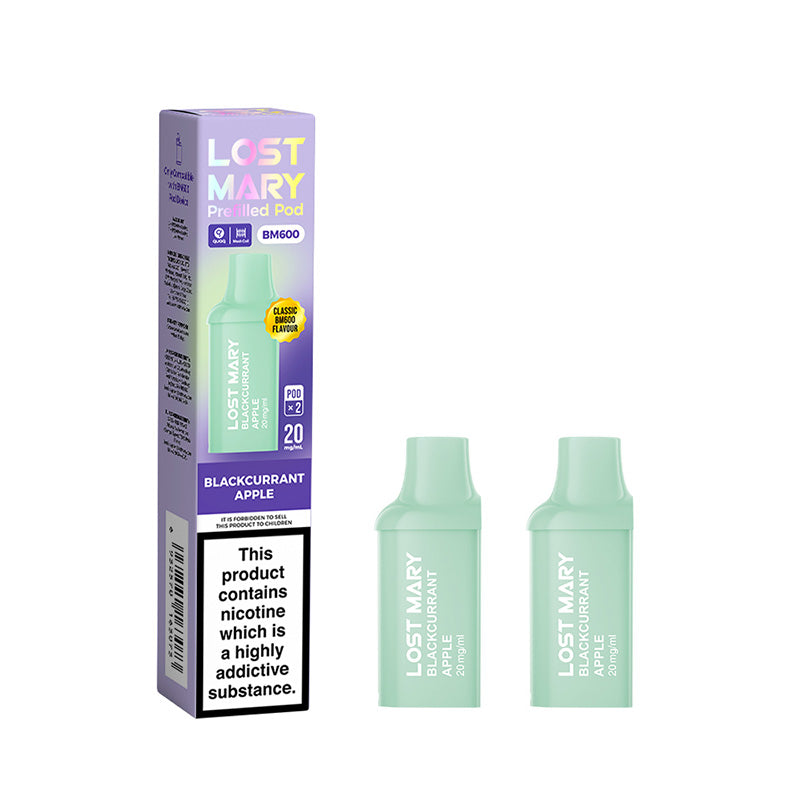 Lost Mary BM600 Blackcurrant Apple Prefilled Pods 2 Pack