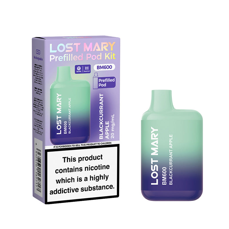 Lost Mary BM600 Blackcurrant Apple Prefilled Pod Kit