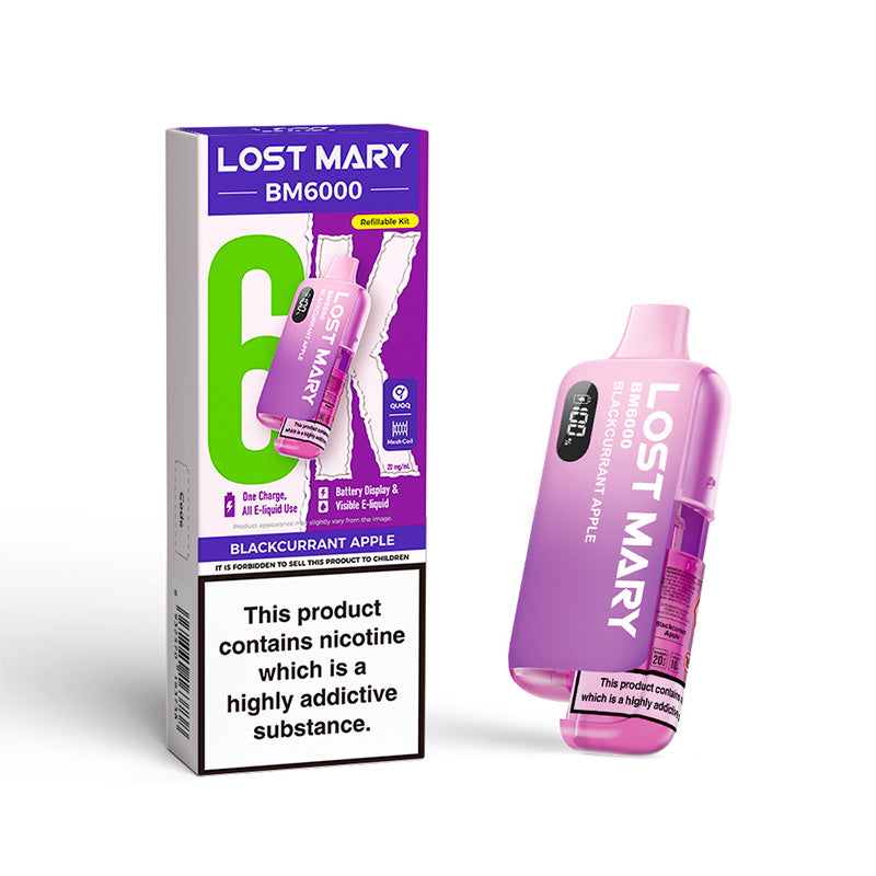 Lost Mary BM6000 Blackcurrant Apple Prefilled Pod Kit