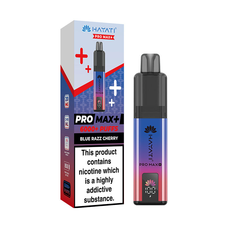 Hayati Pro Max 6K Blue Razz Cherry Prefilled Pod Kit
