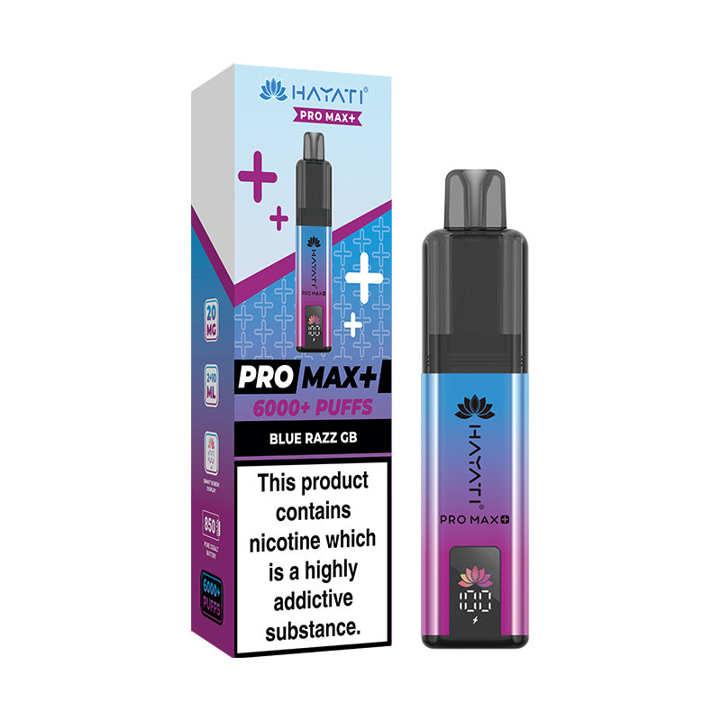 Hayati Pro Max 6K Blue Razz GB Prefilled Pod Kit