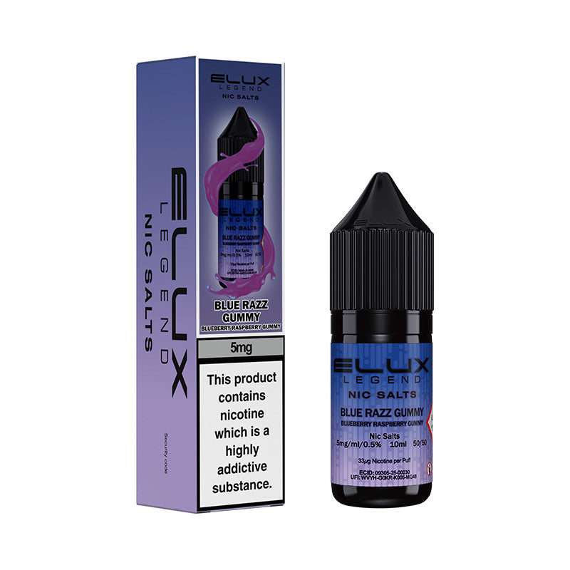 Elux Legend Blue Razz Gummy Nic Salt