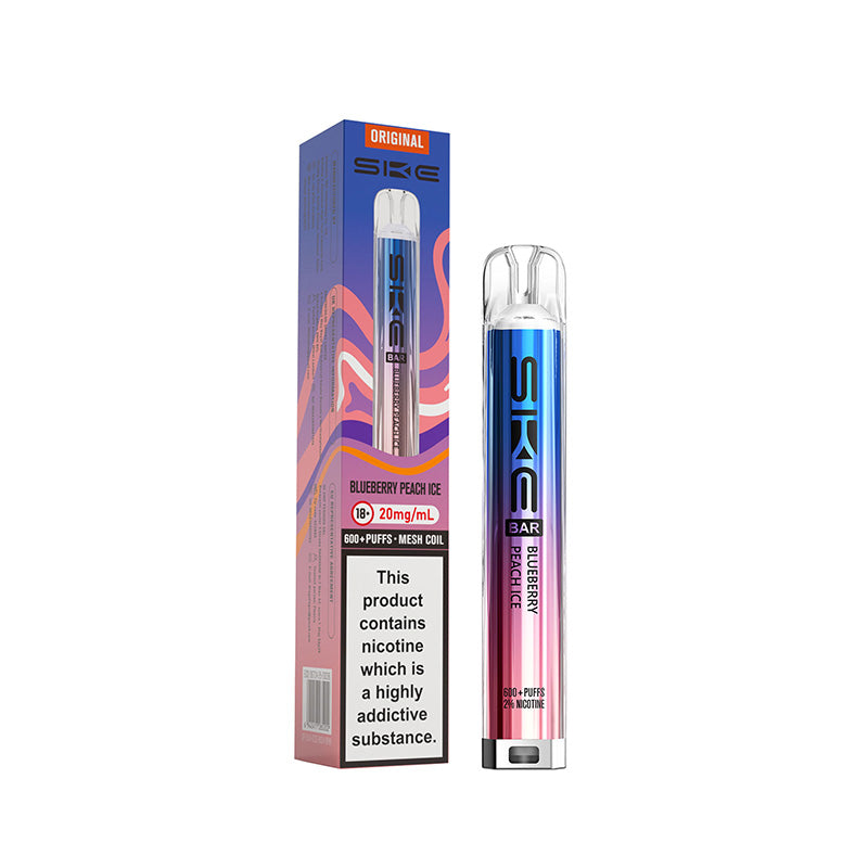 SKE Bar 600 Blueberry Peach Ice Prefilled Pod Kit