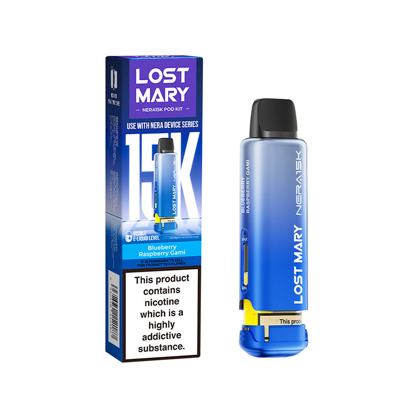 Lost Mary NERA 15K Blueberry Raspberry Gami Prefilled Pod