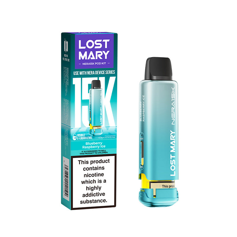 Lost Mary NERA 15K Blueberry Raspberry Ice Prefilled Pod