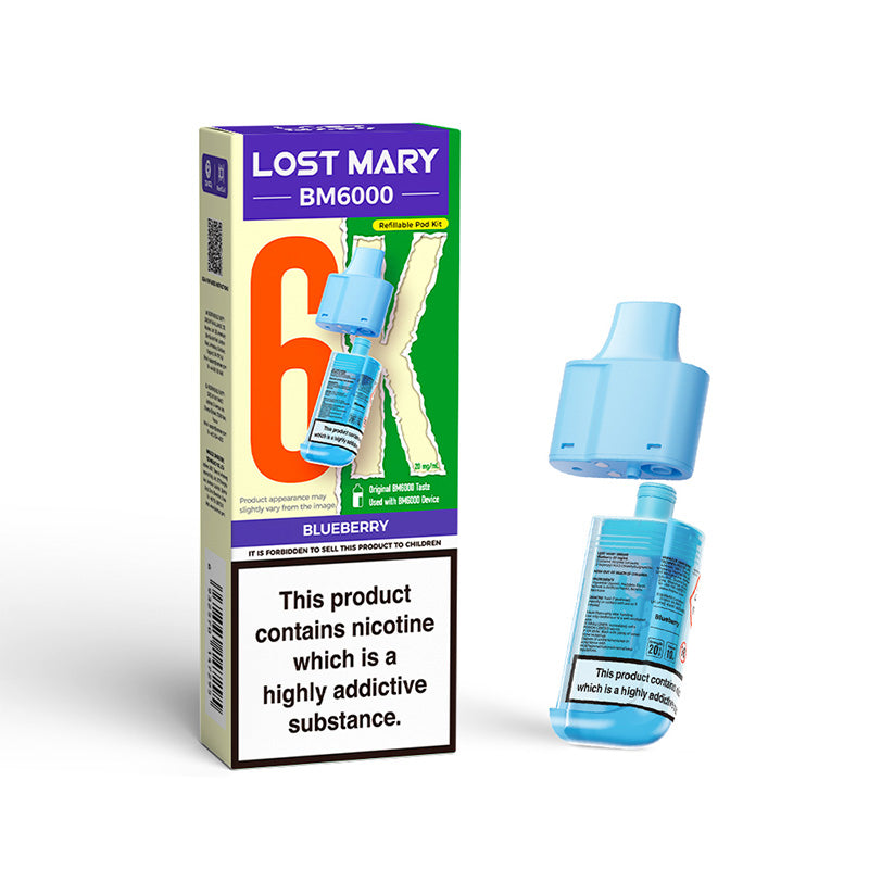 Lost Mary BM6000 Blueberry Prefilled Pod