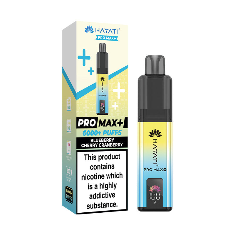 Hayati Pro Max 6K Blueberry Cherry Cranberry Prefilled Pod Kit