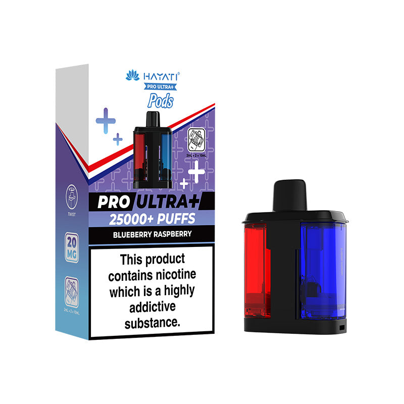 Hayati Pro Ultra+ 25K Blueberry Raspberry Prefilled Pod
