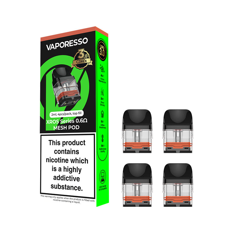 Vaporesso XROS Corex 3.0 0.6 Ohm Pod 4 Pack