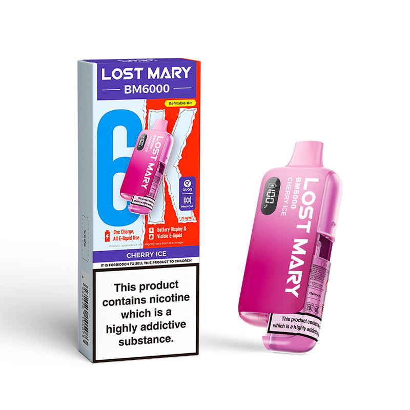 Lost Mary BM6000 Cherry Ice Prefilled Pod Kit