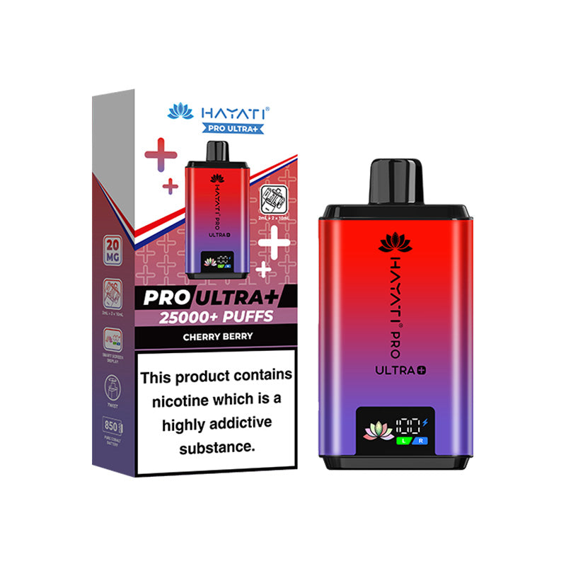 Hayati Pro Ultra+ 25K Cherry Berry Prefilled Pod Kit