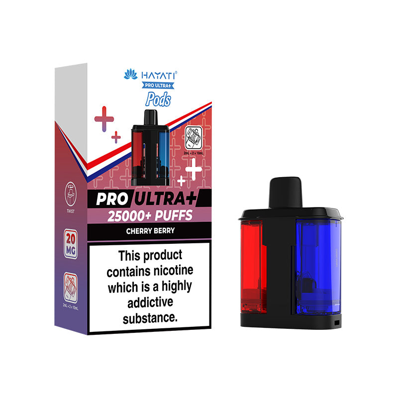 Hayati Pro Ultra+ 25K Cherry Berry Prefilled Pod