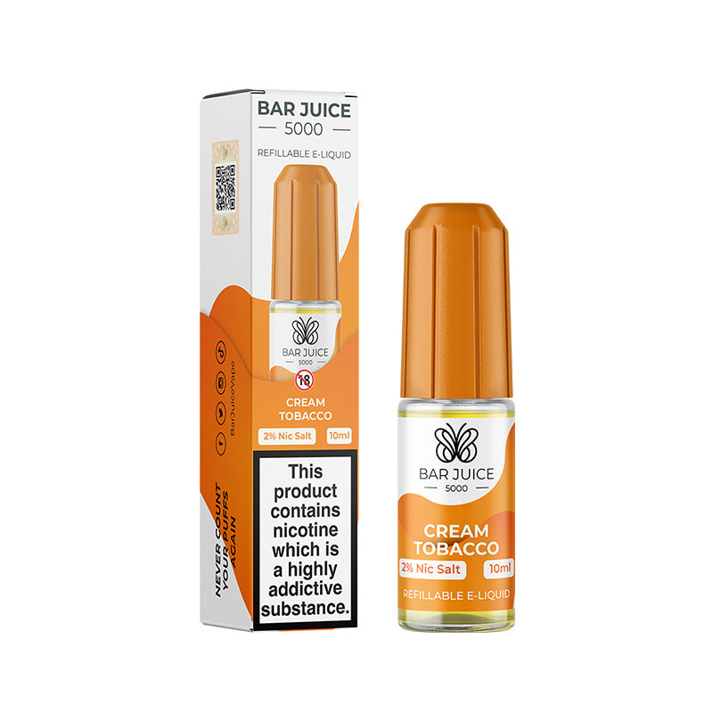 Bar Juice 5000 Cream Tobacco Nic Salt