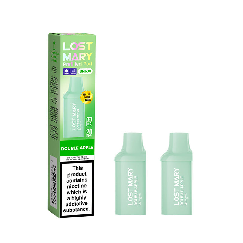 Lost Mary BM600 Double Apple Prefilled Pods 2 Pack