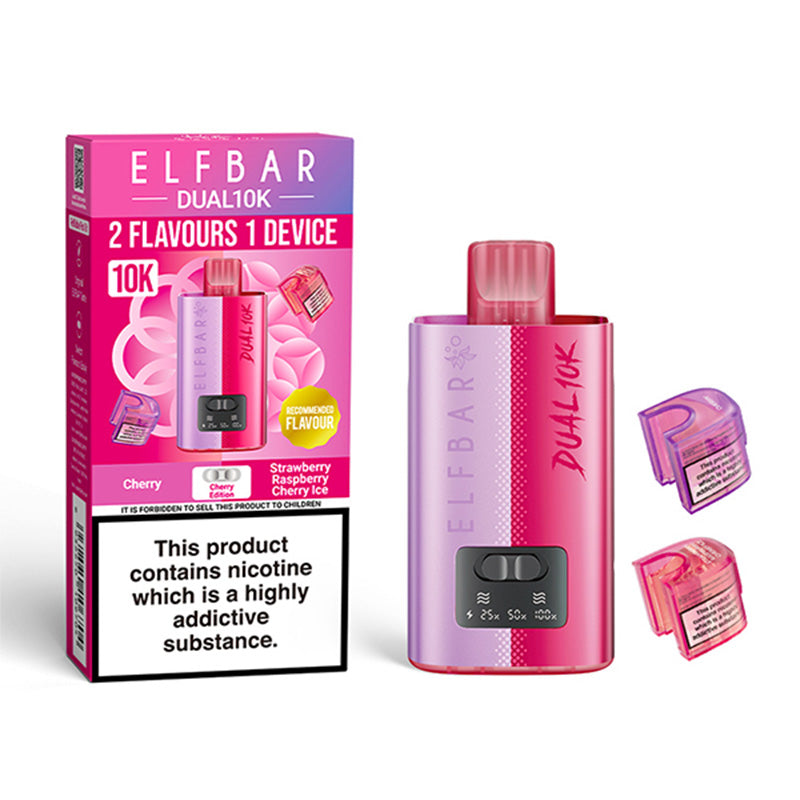 ELF BAR Dual 10K Cherry Edition Prefilled Pod Kit