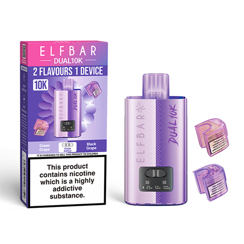 ELF BAR Dual 10K Grape Edition Prefilled Pod Kit