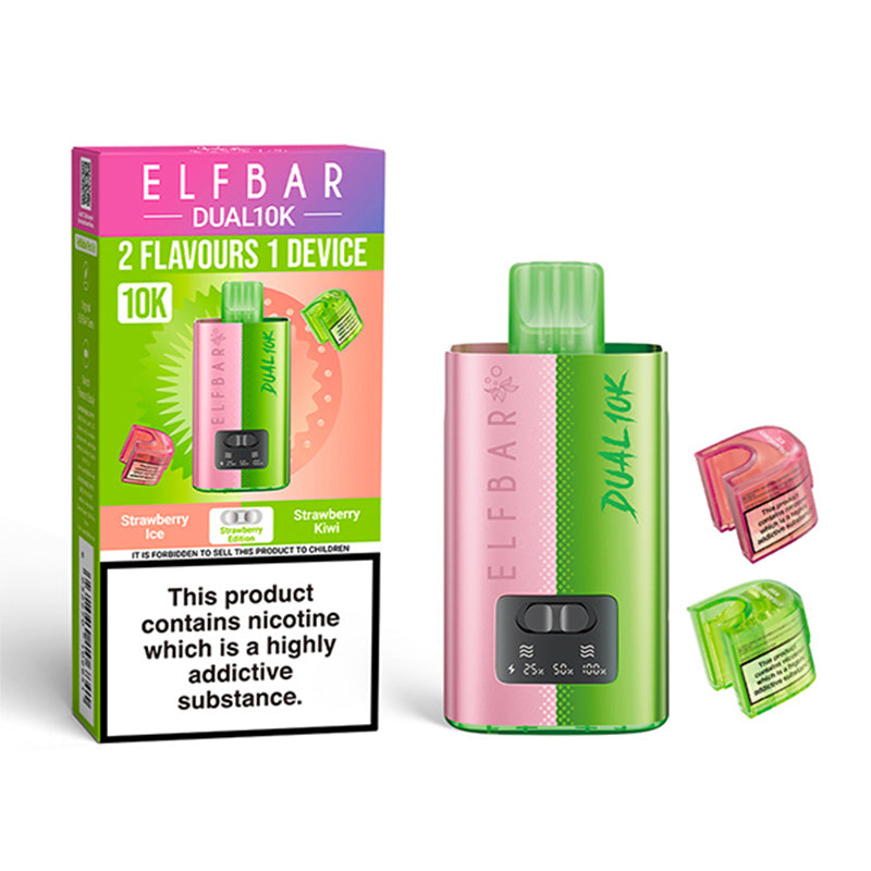 ELF BAR Dual 10K Strawberry Edition Prefilled Pod Kit