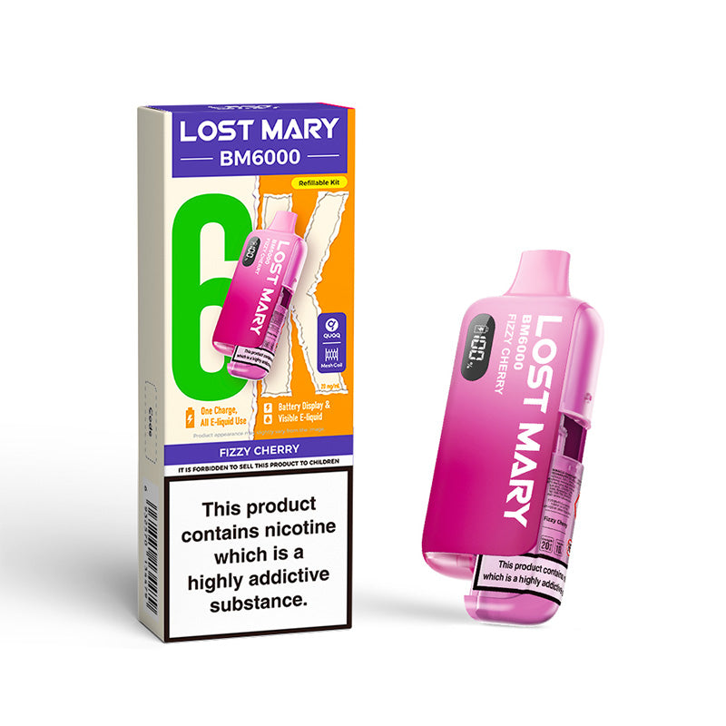 Lost Mary BM6000 Fizzy Cherry Prefilled Pod Kit