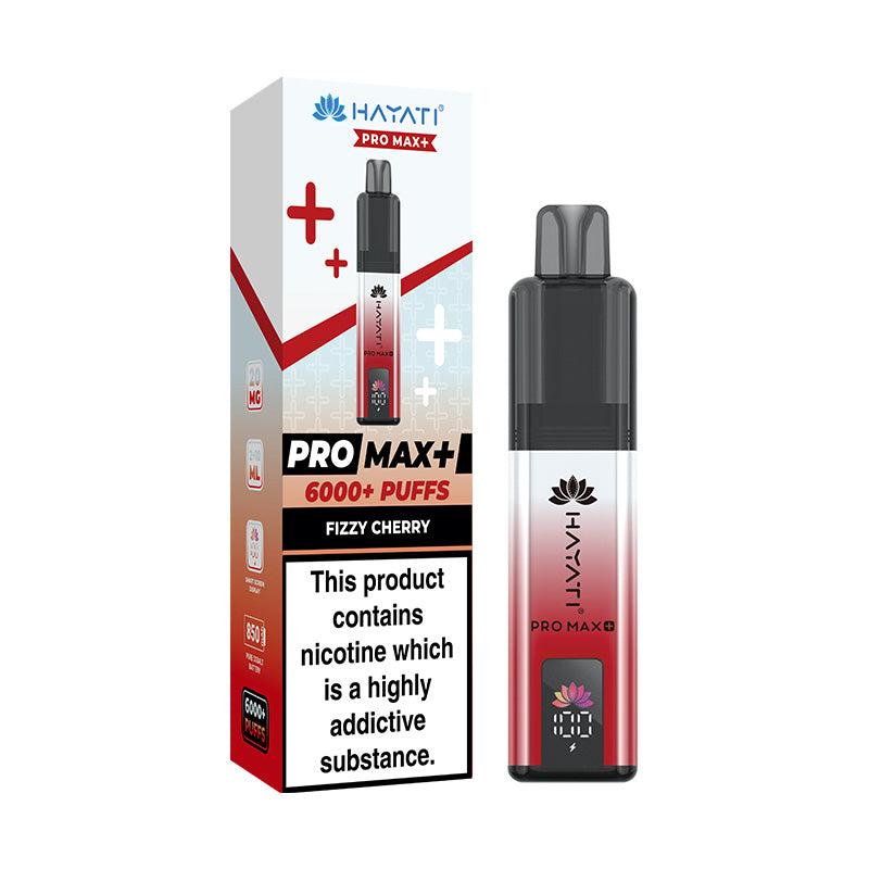 Hayati Pro Max 6K Fizzy Cherry Prefilled Pod Kit