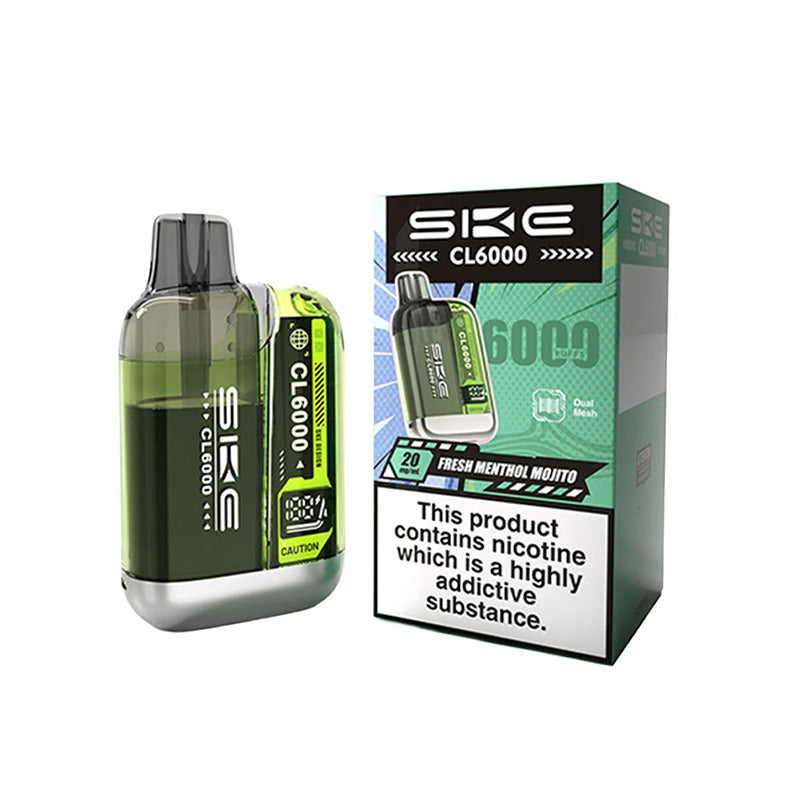 SKE Crystal CL6000 Fresh Menthol Mojito Prefilled Pod Kit