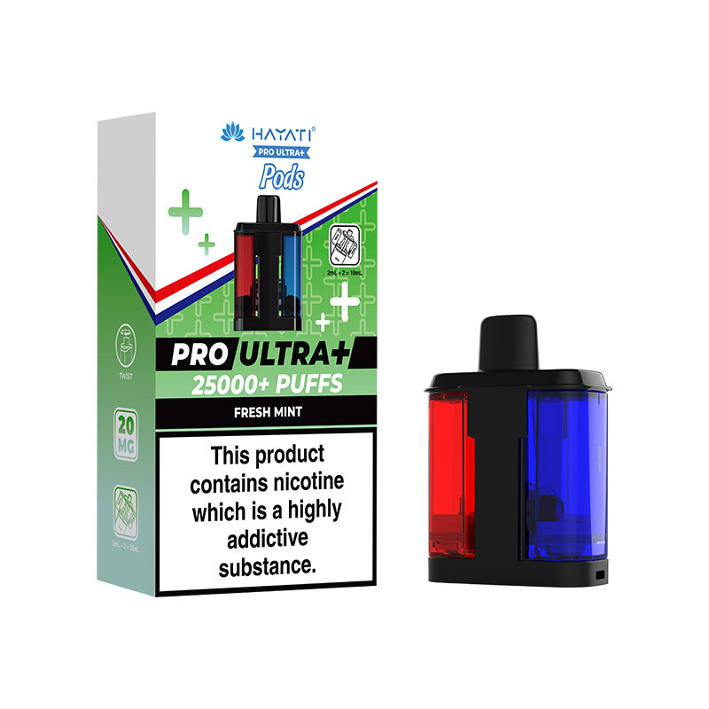 Hayati Pro Ultra+ 25K Fresh Mint Prefilled Pod