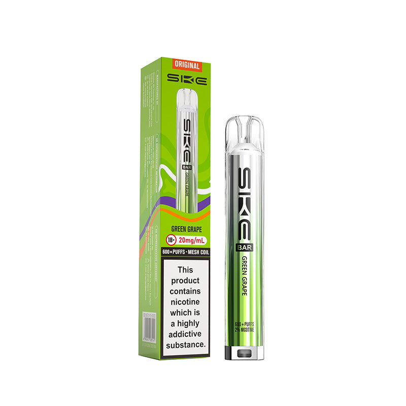 SKE Bar 600 Green Grape  Prefilled Pod Kit