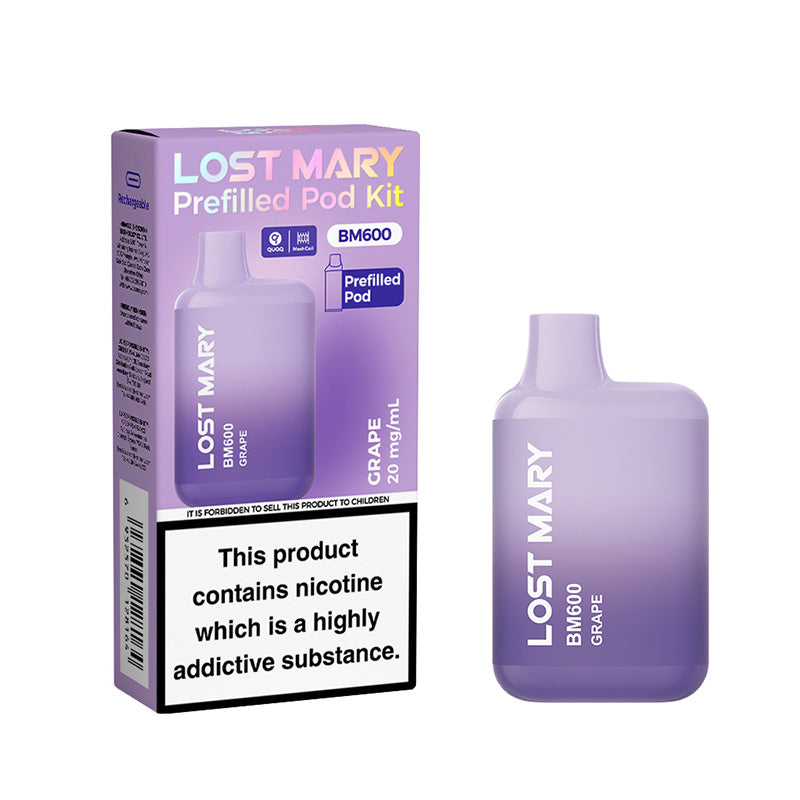 Lost Mary BM600 Grape Prefilled Pod Kit