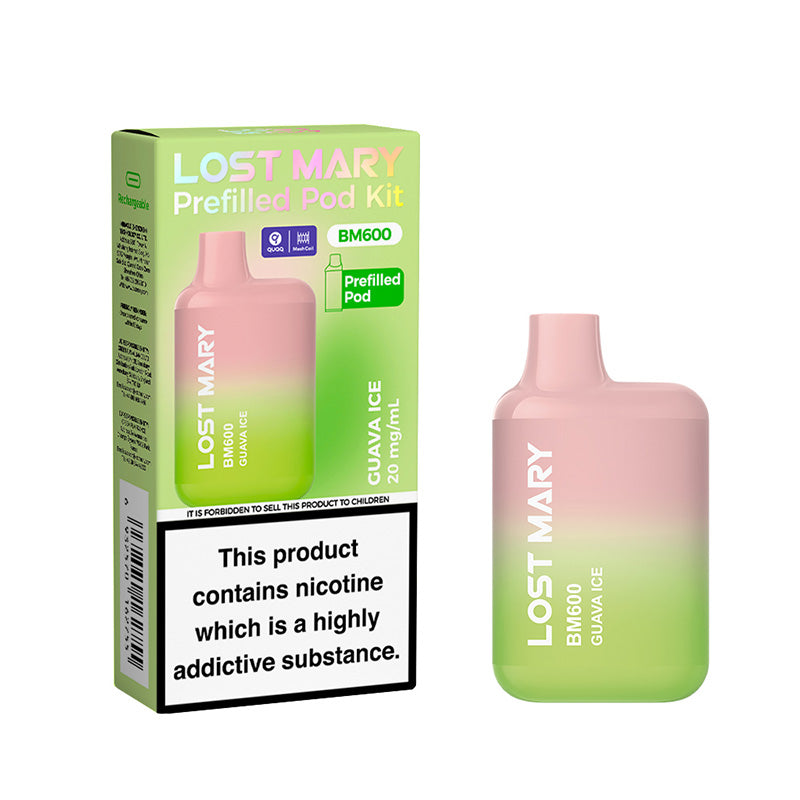 Lost Mary BM600 Guava Ice Prefilled Pod Kit