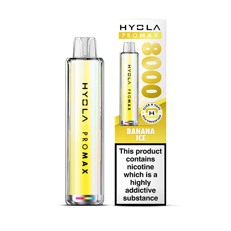 Hyola Pro Max 8000 Banana Ice Prefilled Pod Kit