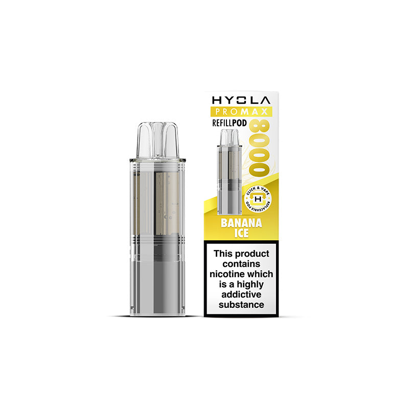 Hyola Pro Max 8000 Banana Ice Prefilled Pod