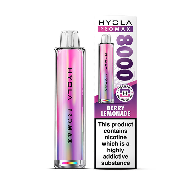 Hyola Pro Max 8000 Berry Lemonade Prefilled Pod Kit