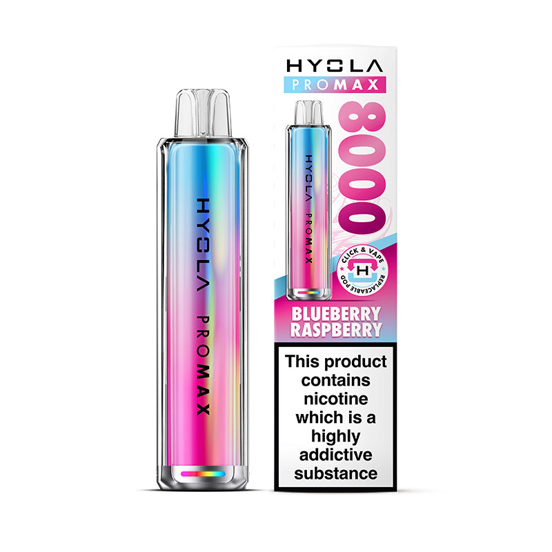 Hyola Pro Max 8000 Blueberry Raspberry Prefilled Pod Kit