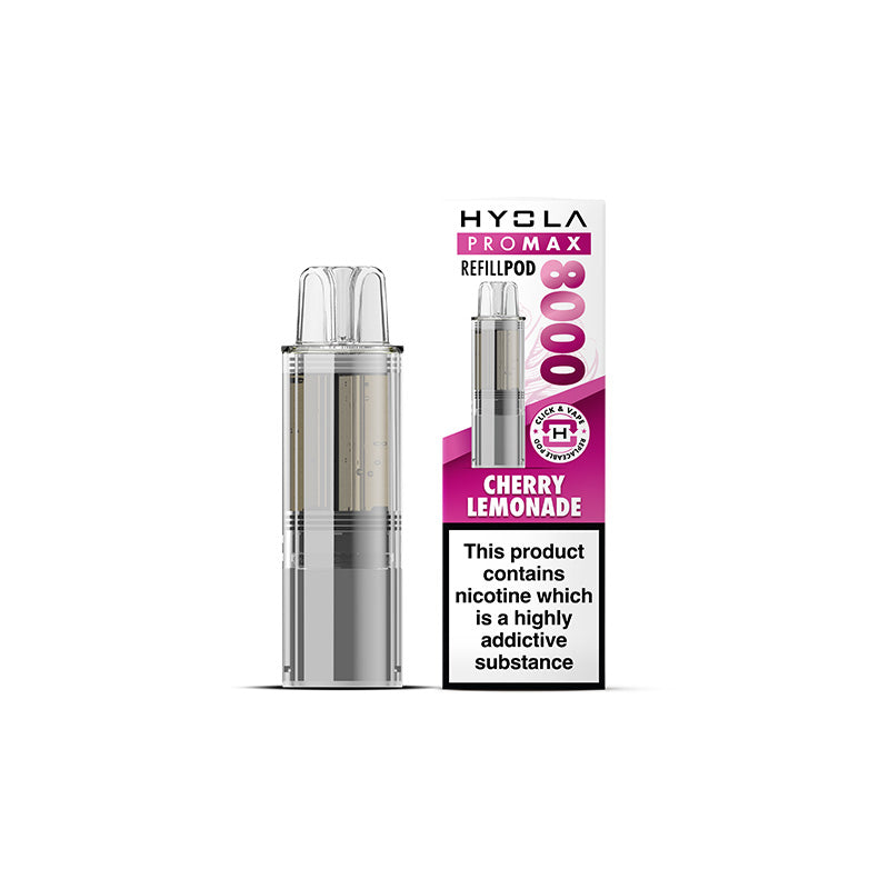Hyola Pro Max 8000 Cherry Lemonade Prefilled Pod