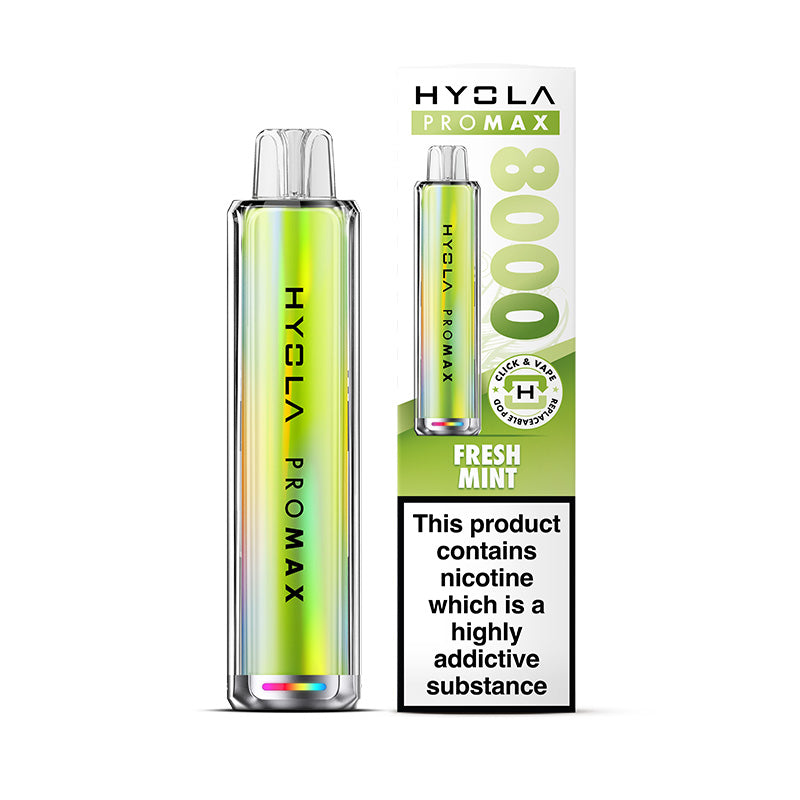 Hyola Pro Max 8000 Fresh Mint Prefilled Pod Kit
