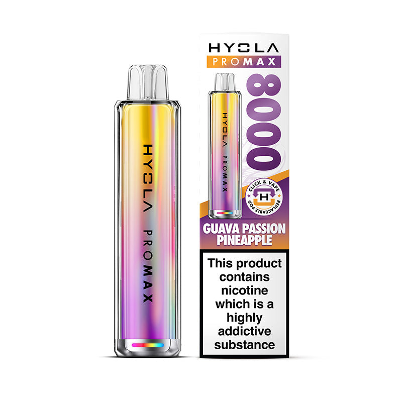 Hyola Pro Max 8000 Guava Passion Pineapple Prefilled Pod Kit
