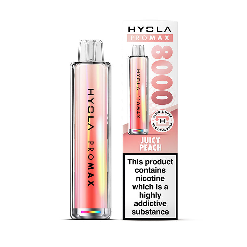 Hyola Pro Max 8000 Juicy Peach Prefilled Pod Kit