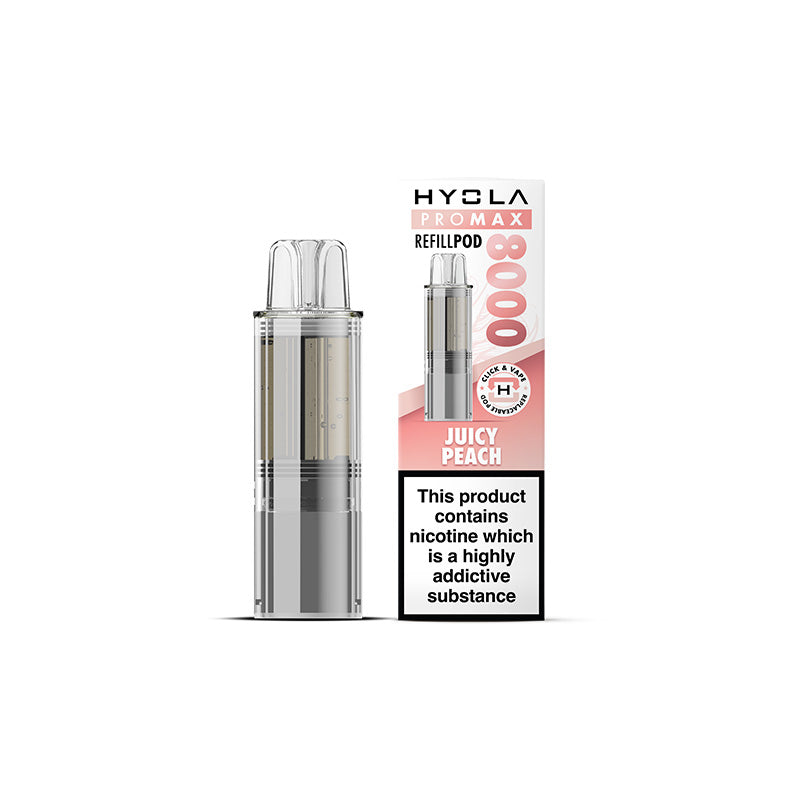 Hyola Pro Max 8000 Juicy Peach Prefilled Pod