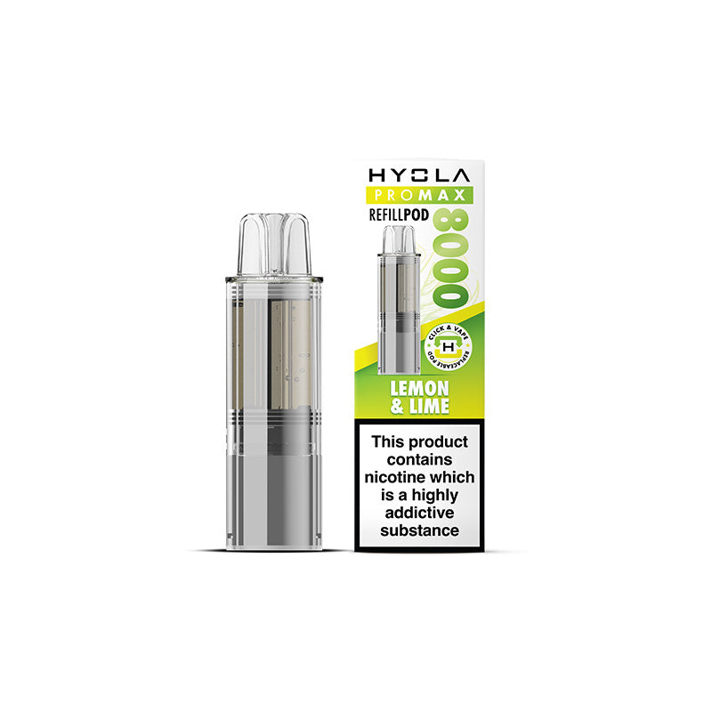 Hyola Pro Max 8000 Lemon & Lime Prefilled Pod