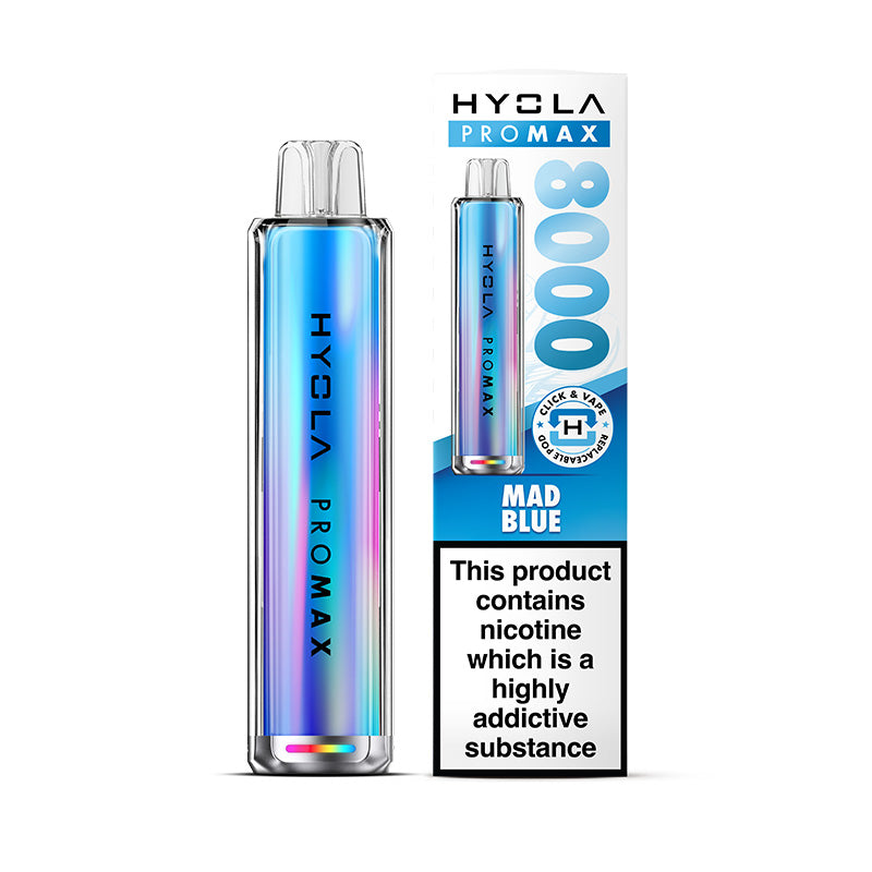 Hyola Pro Max 8000 Mad Blue Prefilled Pod Kit
