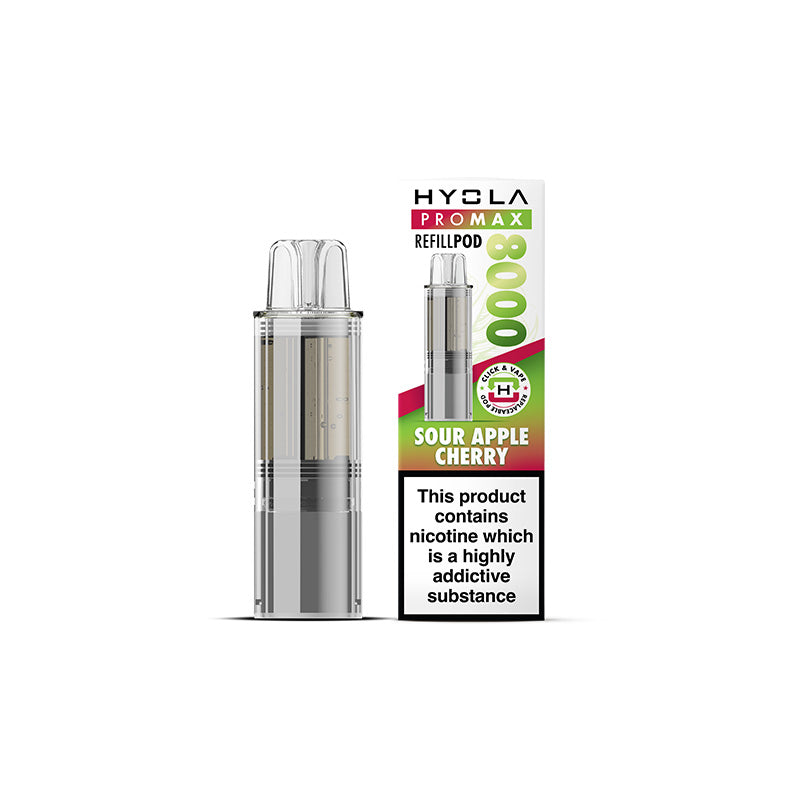 Hyola Pro Max 8000 Sour Apple Cherry Prefilled Pod