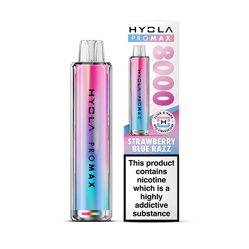 Hyola Pro Max 8000 Strawberry Blue Razz Prefilled Pod Kit